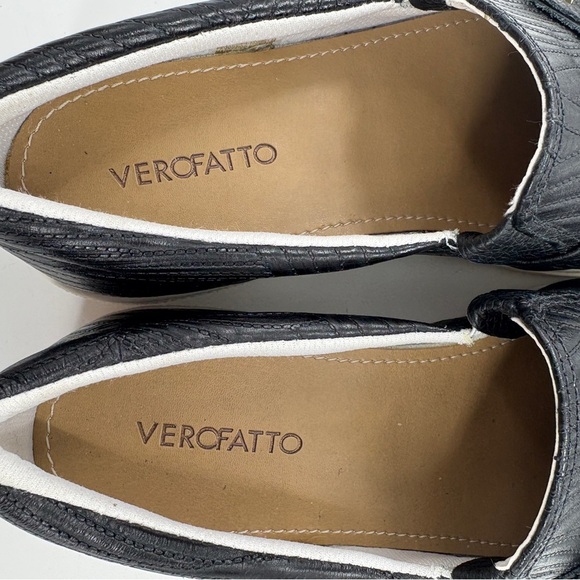 Verofatto black leather slip-on Sz 8 - Picture 7 of 7
